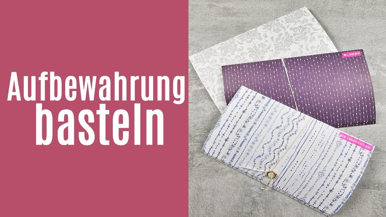 Aufbewahrung basteln ✿ Basteln mit Action Papier ✿ Ordnung Bastelzimmer ✿ Basteln mit Papier ✿  DIY