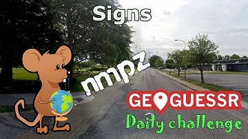 Geoguessr Daily Challenge - NMPZ - Luckily I Recognised This Sign