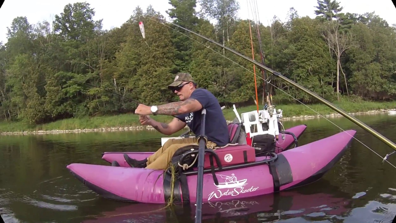 Inflatable Pontoon A Nice Bass Also YouTube