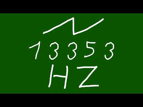 13353 hz saw