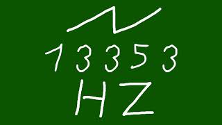 13353 hz saw