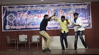 VRSEC ECE students #Farewell dance 2k18