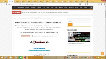 Walton Primo D8i Flash File SPD Hang On Logo FIxed Rom Download Here