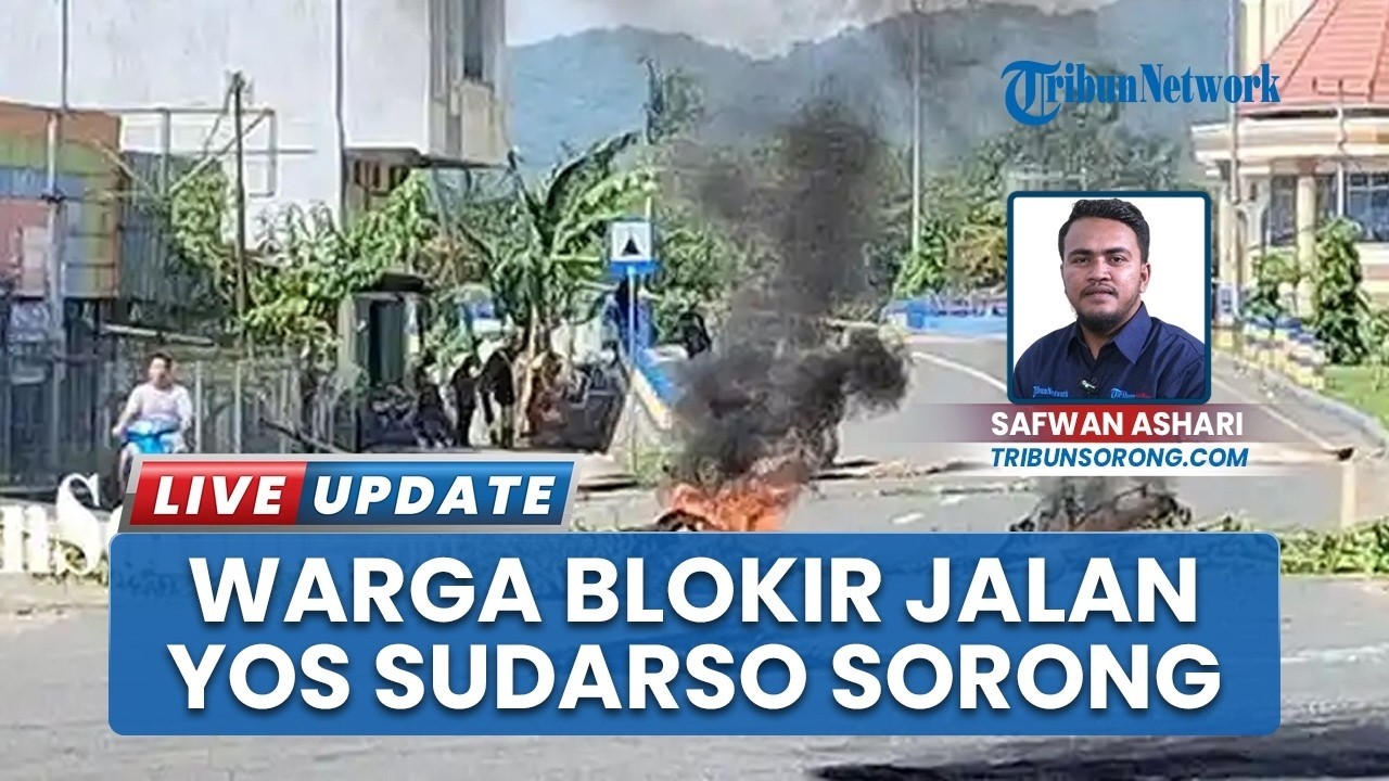 Kota Sorong Memanas: Jalan Yos Sudarso Diblokade Keluarga Korban Pengeroyokan, Laporan Polisi Mandek