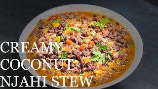 Deliciously Creamy Coconut Njahi(Black Bean) Stew