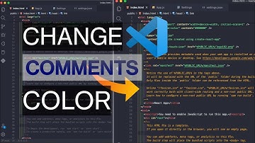 New Trick - Change VSCode Comments Color