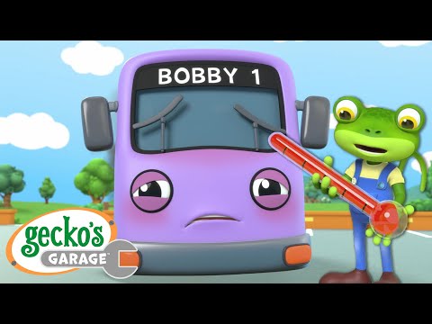 Otobüs Bobby Hasta｜Gecko'nun Garajı｜Çocuklar Için kamyonlar