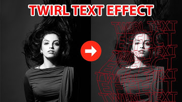 How to Create Twirly Text Effect in Photoshop
