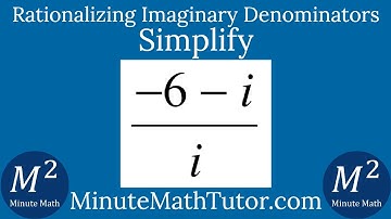 Simplify (-6-i)/i