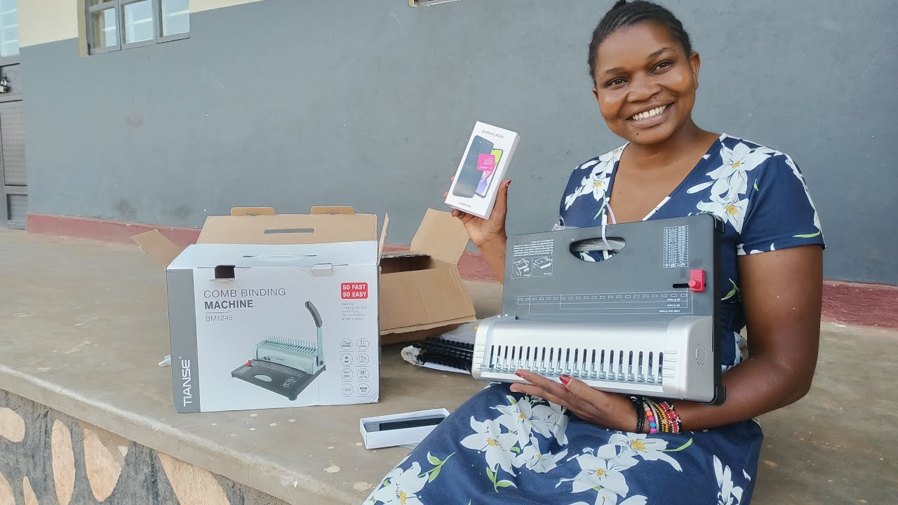 UNBOXING A NEW PHONE BINDING MACHINE FROM MY SUBSCRIBER YouTube
