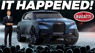 Bugatti Announces ALL New SUV & STUNS The Entire Industry!