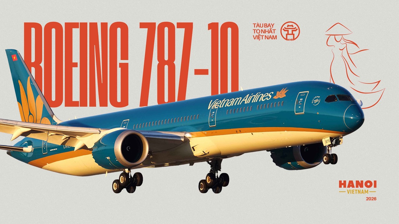 Tàu bay to nhất Việt Nam có gì? | Boeing 787-10