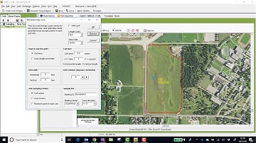Setup Sampling Grid in FieldX Office