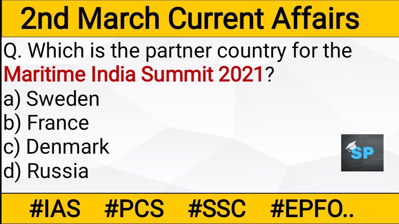 2 March 2021 Current Affairs in English | Daily Current Affairs in English | GKToday | 