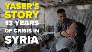 Despite 13 years of crisis in Syria, Yaser never gave up.