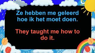 Learn Dutch Verb Foundations: 325 Essential Infinitive Phrases