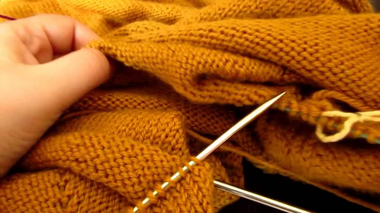 Comment tricoter deux manches en même temps sur un seul cable circulaire