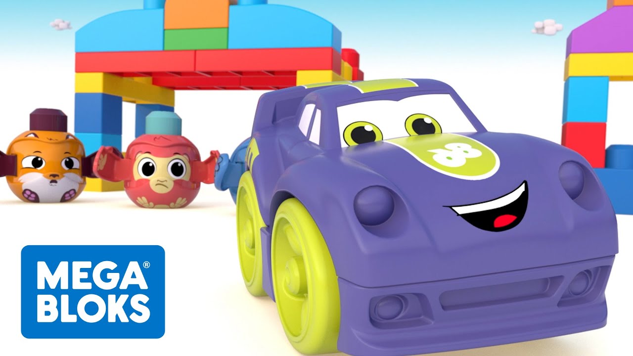 MEGA BLOKS™ | Corredores de carrera patas arriba | La compilación | Dibujos animados