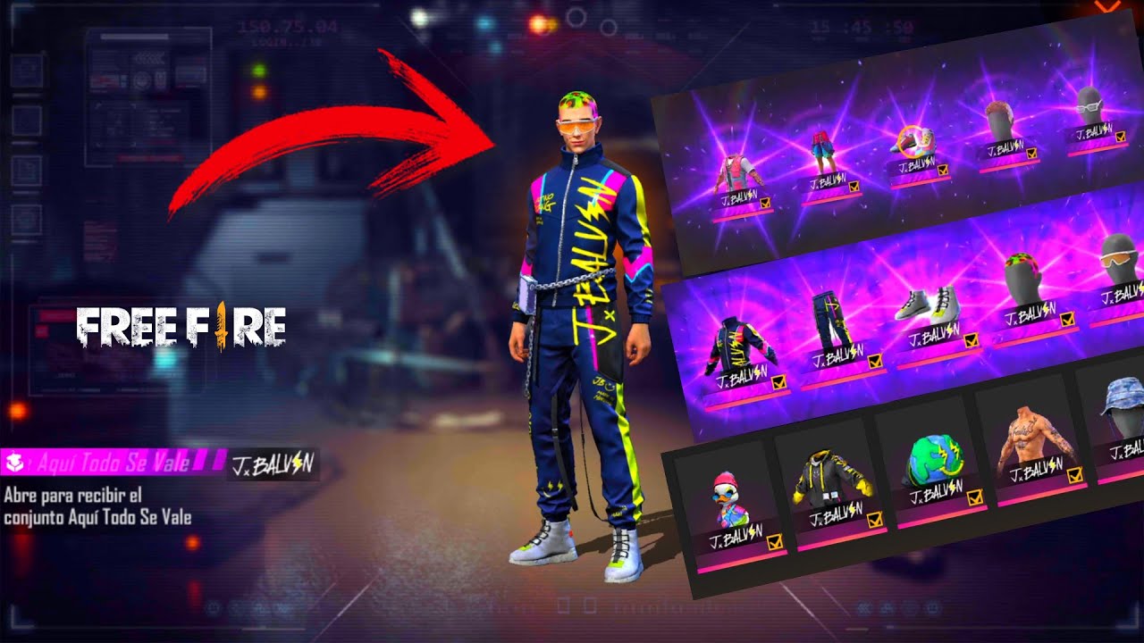 ASÍ OBTUVE LA COLABORACION CON J- BALVIN EN FREE FIRE! *ME TOMO DE  SORPRESA* SON BRUTALES!! - YouTube