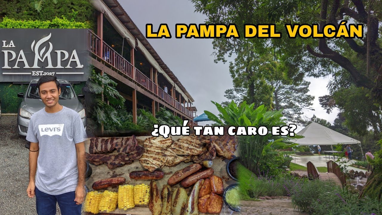 Así es LA PAMPA del VOLCÁN de San Salvador 🌋🛖 ¿Restaurante caro?💲 - YouTube