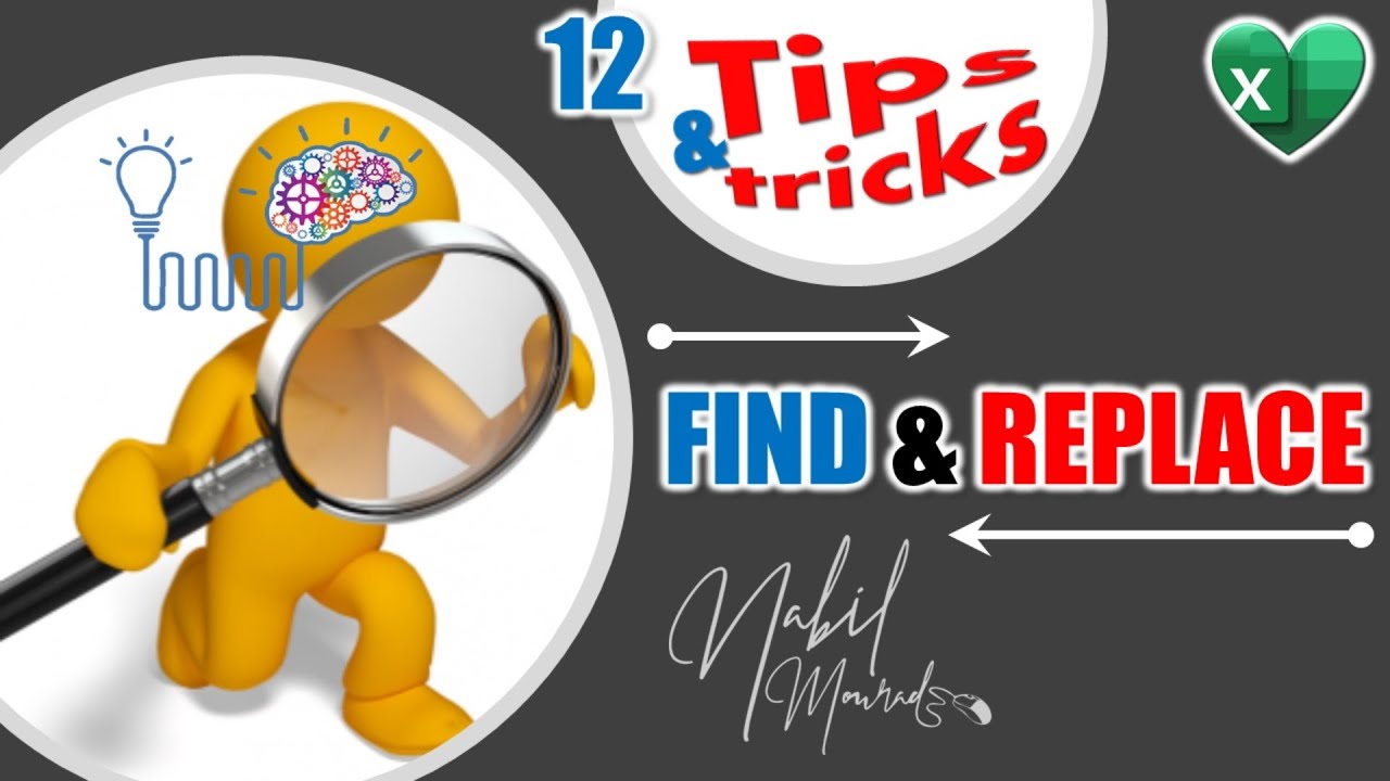 12 Amazing Tips And Tricks To Find And Replace In Excel YouTube