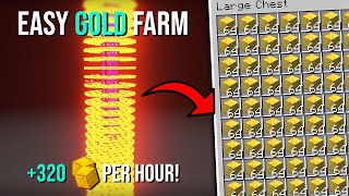 Minecraft BEST GOLD FARM 1.19.4 - NEW - 320+ GOLD BLOCKS P/H! screenshot 1