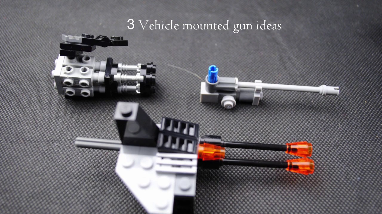 3 Lego Vehicle Weapon ideas - YouTube