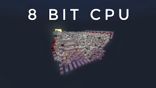8 Bit CPU showcase - Minecraft