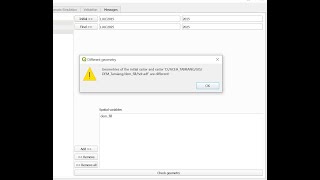 Geometry Correction for MOLUSCE - QGIS screenshot 3