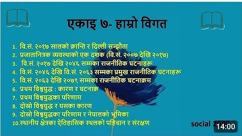 class 10 unit 7/Our Past/हाम्रो विगत/all exercise solution/textbook solutions.