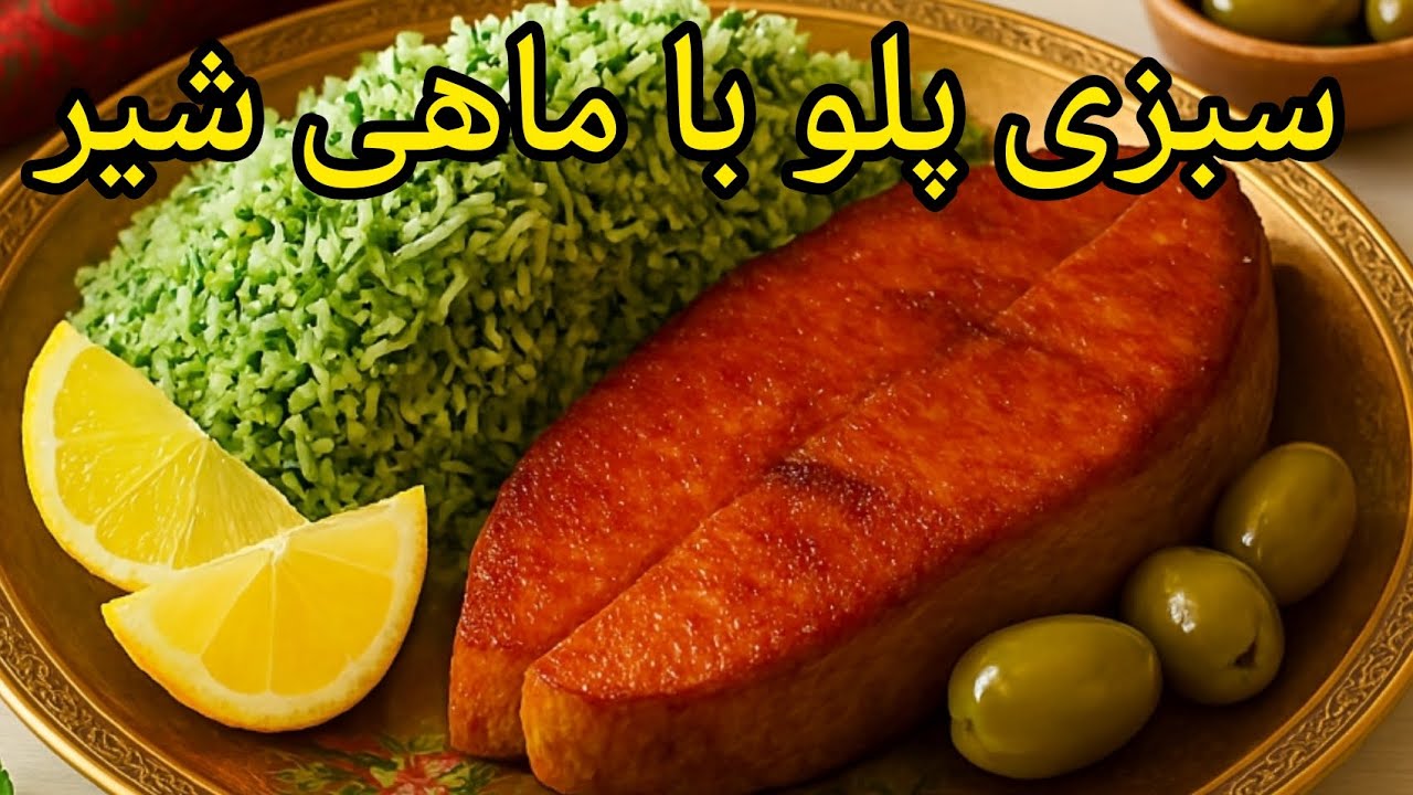سبزی پلو با ماهی شیر، سبزی پلو با ماهی شب عید نوروز