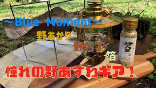 〜Blue Momentの精鋭〜憧れの野あすわギアでデイキャンプ！