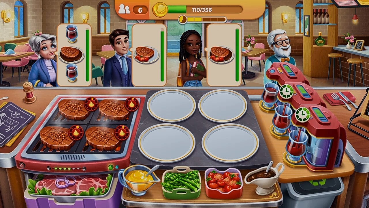 Cooking Fever Day 6 | Level upgrade Gameplay | Fast Cooking Challenge | PlayLoop 30