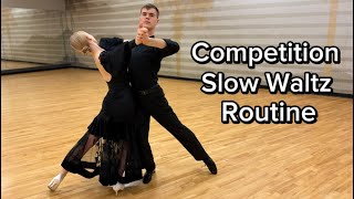 Advanced Compeion Slow Waltz Routine With Figure Names & Timing