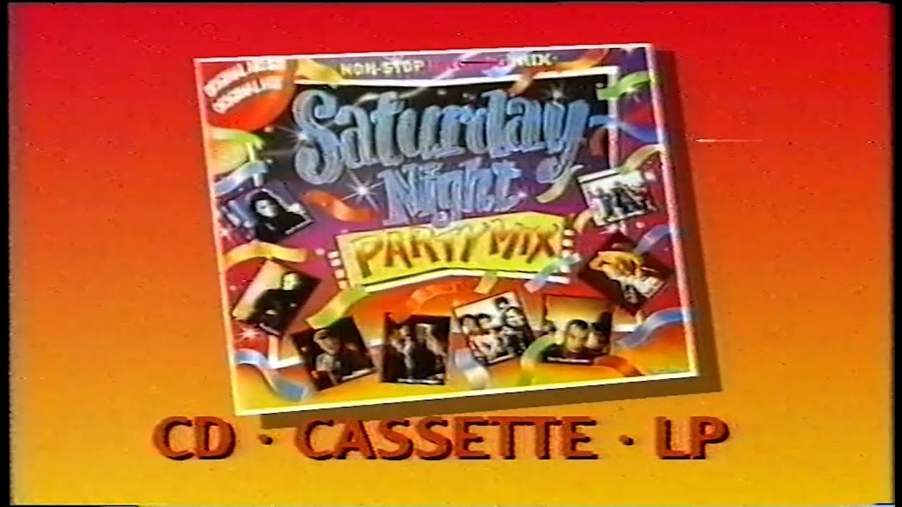 Saturday Night Party Mix Album Advert 1990 YouTube
