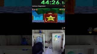 Super Mario 64 - One-foot% - Super Mario 64 - BLJ's (50 star door) #blj #speedrun