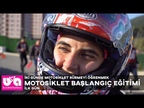 İki Günde Motosiklet Sürmeyi Öğrenmek | Deren Motosiklet Başlangıç Eğitimi Alıyor - 1. GÜN