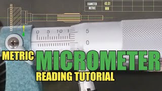 METRIC MICROMETER READING TUTORIAL