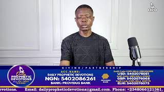PROVE YOURSELF TO ME OH LORD || FRI 15TH MAY, 2026  || DAILY PROPETIC DEVOTIONS  WITH PST GREAT