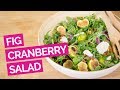 Fig & Cranberry Salad with Goat Cheese