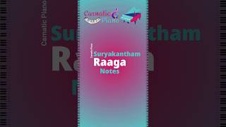 Suryakantham Raga | Raga Notes | Raga Suryakantham | Carnatic Piano #carnaticragas #melakarta #raga