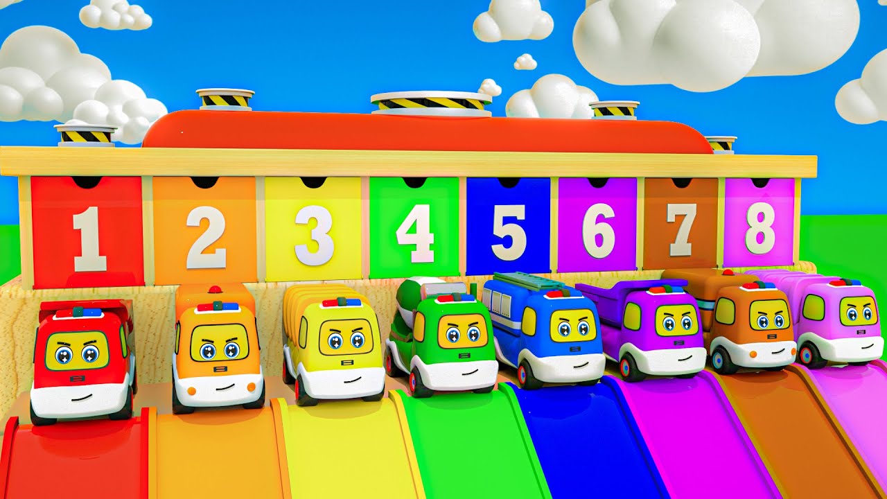 Sing Finger Family song | learn colors + numbers | Baby Nursery Rhymes & Kids Song