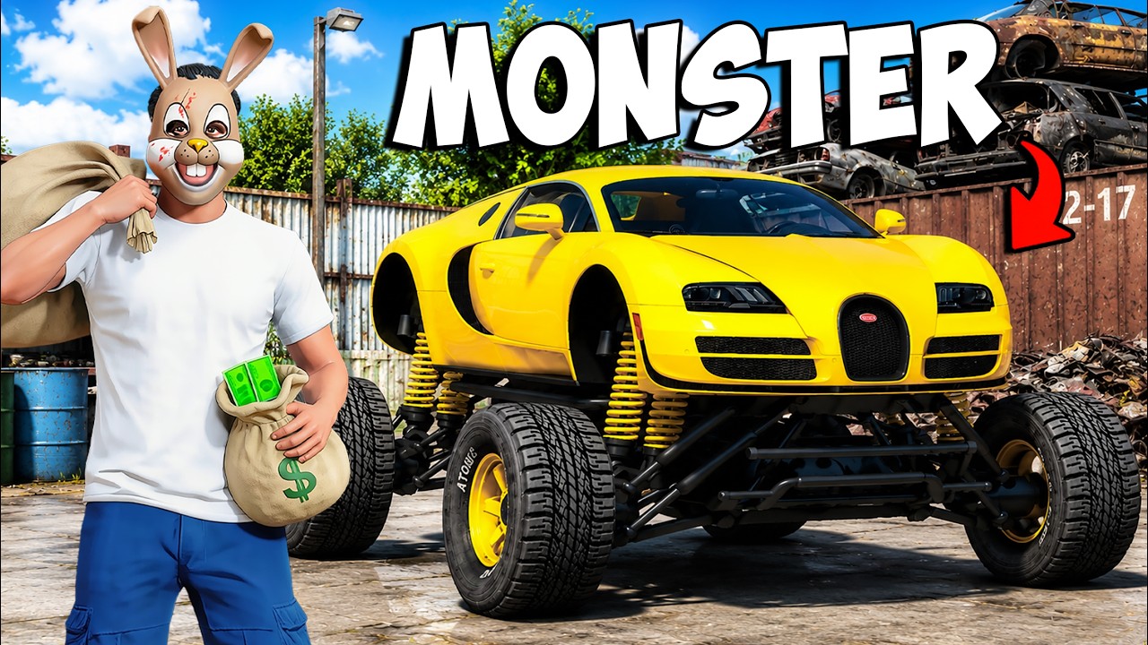 I Found a MONSTER Truck Bugatti sa GTA 5