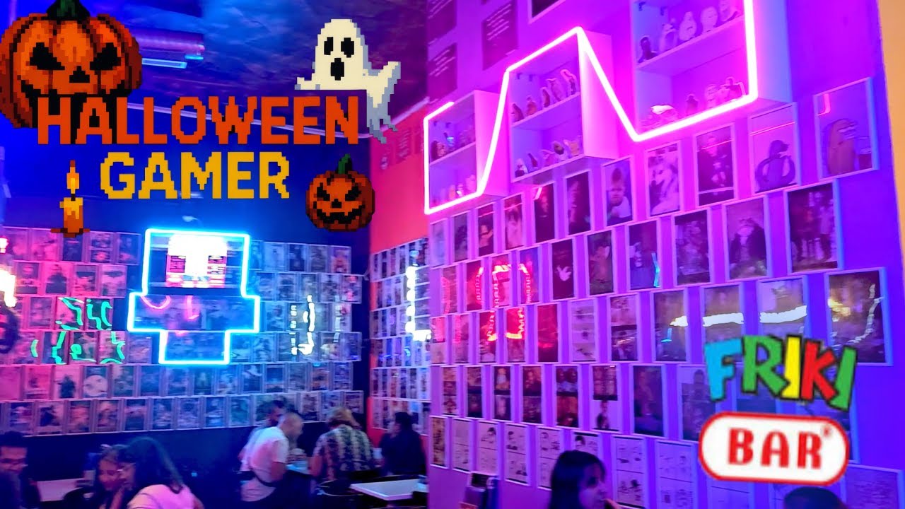 El Bar Geek más Épico que he VISITADO🤩/ Especial HALLOWEEN🎃|Friki Bar