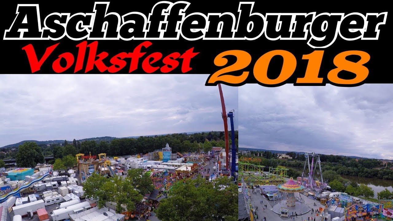 Aschaffenburger Volksfest 2018 - Fahrgeschäfte & Impressionen (15.06 - 25.06.18)