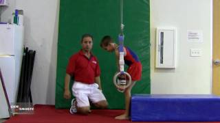 Press Handstand on Rings - Hideo Mizoguchi