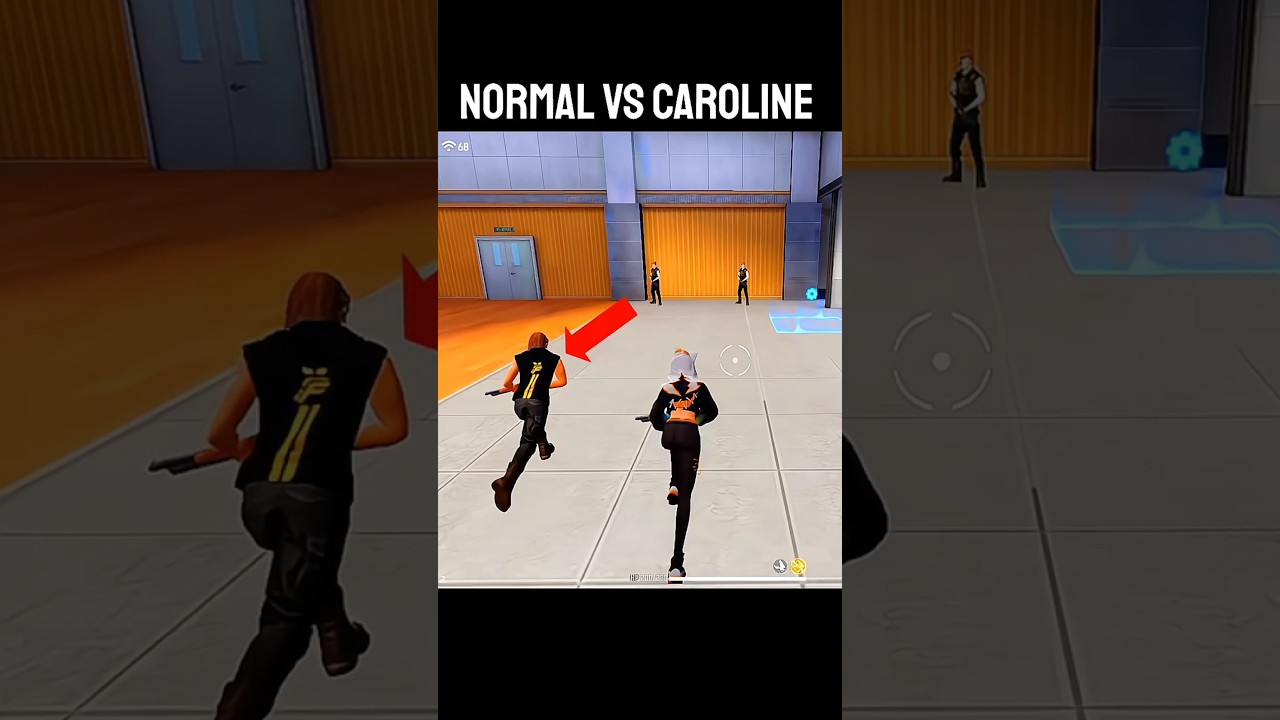 Normal VS Caroline 🔥 Caroline Character Ability Speed Test  
