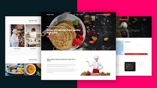 Create a Responsive Website | Restaurant Website | HTML, CSS & JS