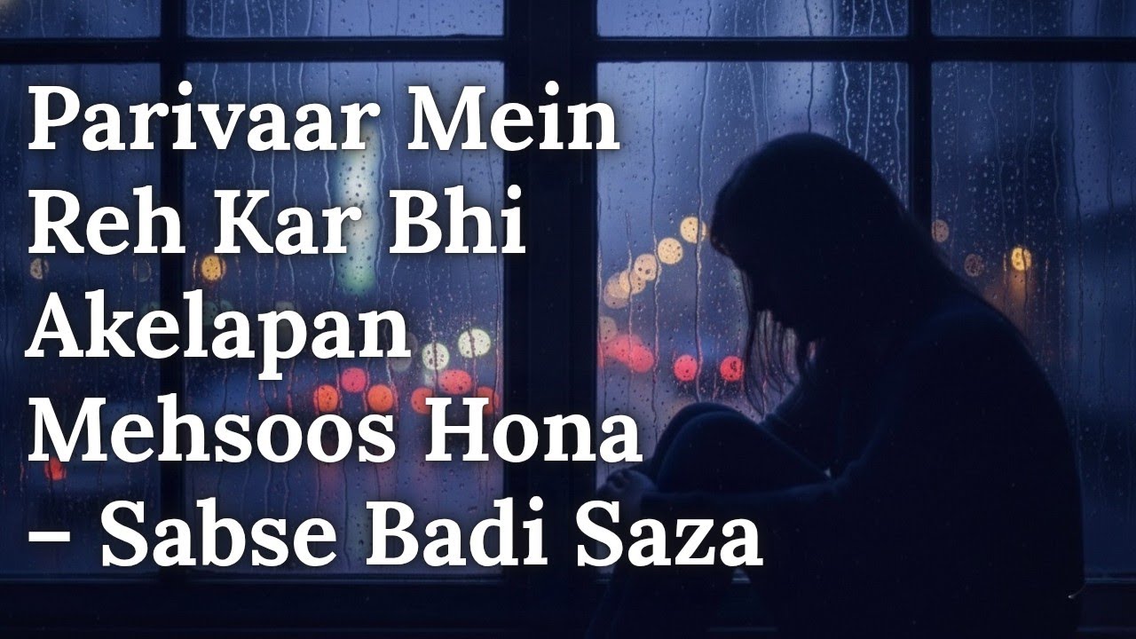 Family Mein Reh Kar Bhi Akelapan Mehsoos Hona – Sabse Badi Saza - YouTube