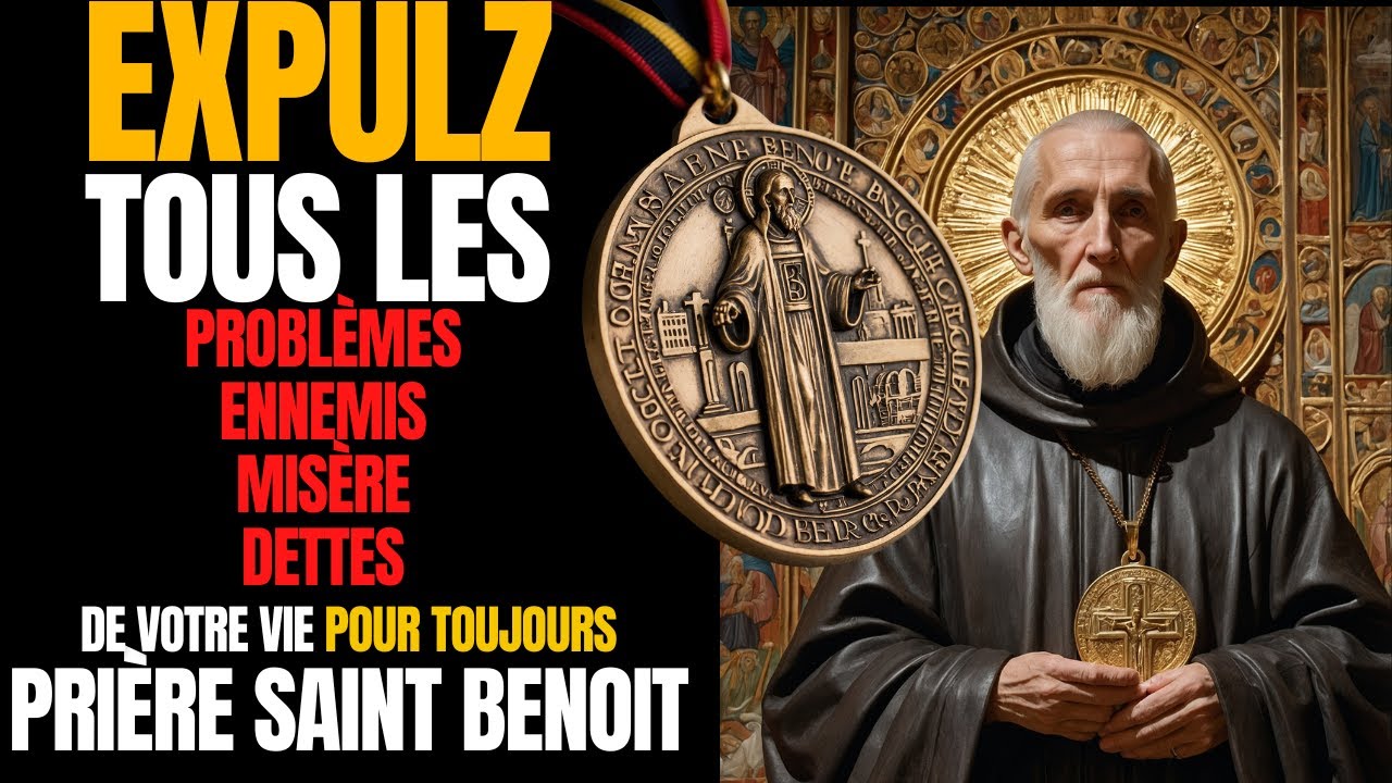 Prière SAINT BENOIT: Protecteur contre le mal, contre la malchance